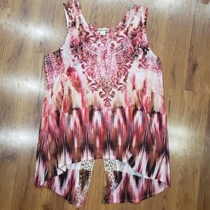 Colorful World Unity split-back tank top!